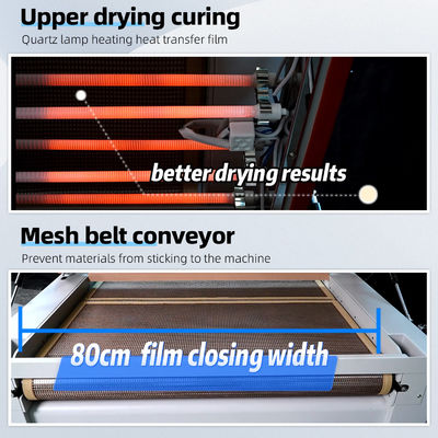 80cm DTF Powder Shaker Machine Three Stage Heating For 80cm DTF Film