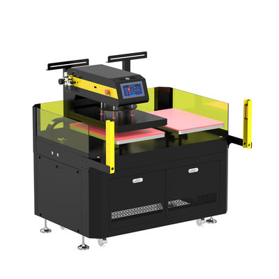 Double Station Fully Automatic DTF Heat Transfer Film Heat Press Machine