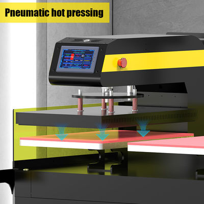 Double Station Fully Automatic DTF Heat Transfer Film Heat Press Machine