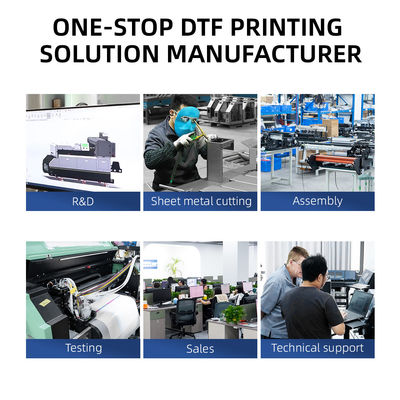 High Precision 45cm A2 DTF Printer Machine 720*900 720*1200 720*1800 Dpi
