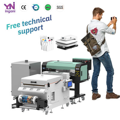 A4 DTF EPSON I1600*2 Dual Head T-Shirt Printing With Powder Shaker Machine