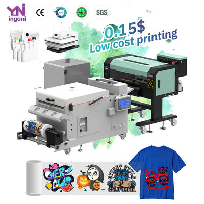 12 Inch DTF EPSON I1600*2 Dual Head T-Shirt Printing With Powder Shaker Machine