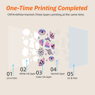 A3 UV DTF Desktop Printer 30cm UV DTF Printer AB Pet Film
