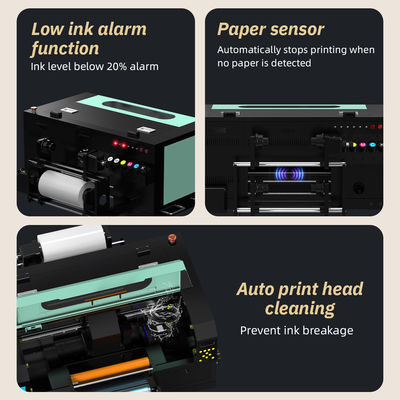 A3 UV DTF Desktop Printer 30cm UV DTF Printer AB Pet Film