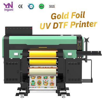 A1 UV DTF Printer with Gold Foil Golden Supplier Impresora UV DTF I3200 Head 60cm