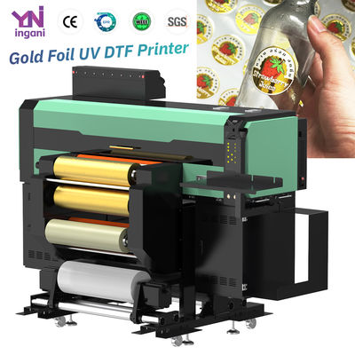 A1 UV DTF Printer with Gold Foil Golden Supplier Impresora UV DTF I3200 Head 60cm