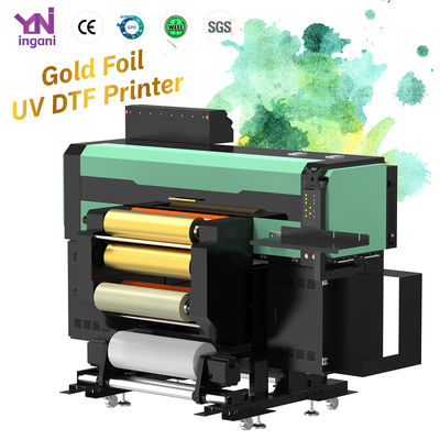 A1 UV DTF Printer with Gold Foil Golden Supplier Impresora UV DTF I3200 Head 60cm