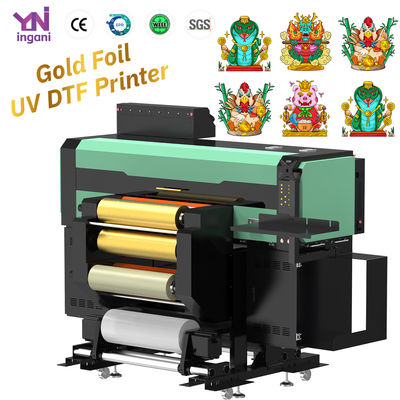 A1 UV DTF Printer with Gold Foil Golden Supplier Impresora UV DTF I3200 Head 60cm