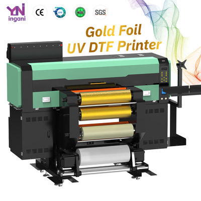 A1 UV DTF Printer with Gold Foil Golden Supplier Impresora UV DTF I3200 Head 60cm