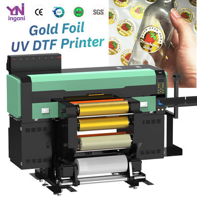 A1 UV DTF Printer with Gold Foil Golden Supplier Impresora UV DTF I3200 Head 60cm