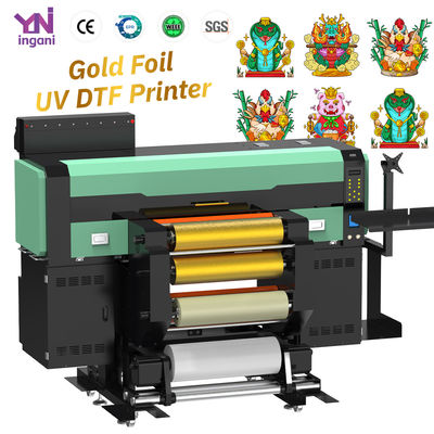 A1 UV DTF Printer with Gold Foil Golden Supplier Impresora UV DTF I3200 Head 60cm