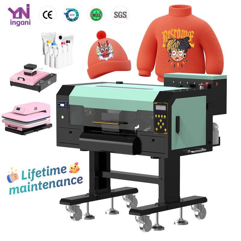 EPSON I1600*2 Dual Head 12 Inch DTF Printer With Powder Shaker Machine For T-Shirt Printing