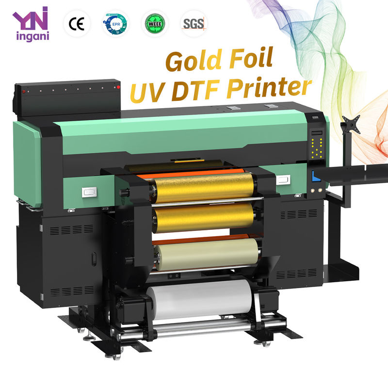 A1 UV DTF Printer with Gold Foil Golden Supplier Impresora UV DTF I3200 Head 60cm